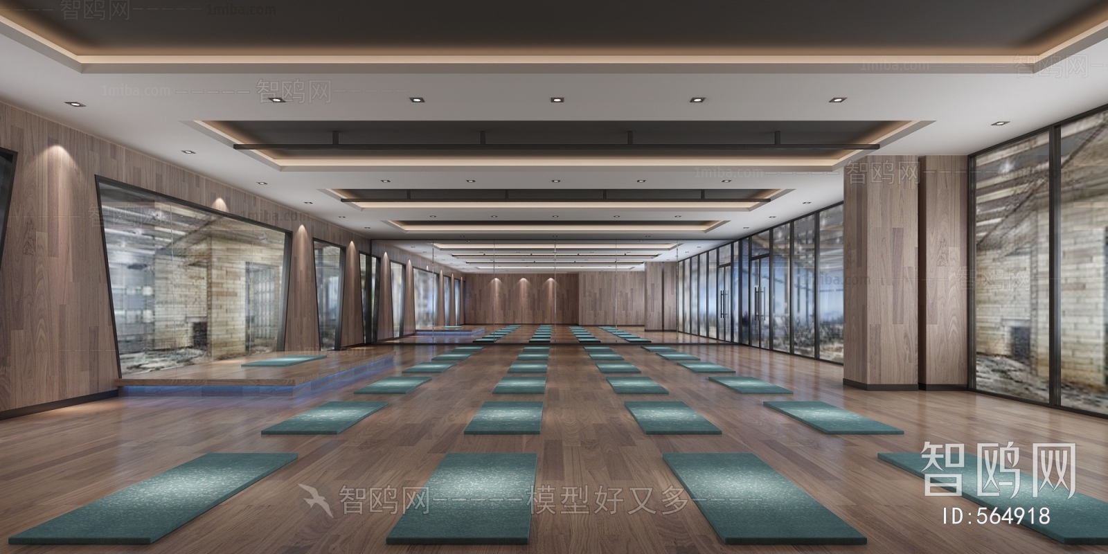 Modern Yoga Room