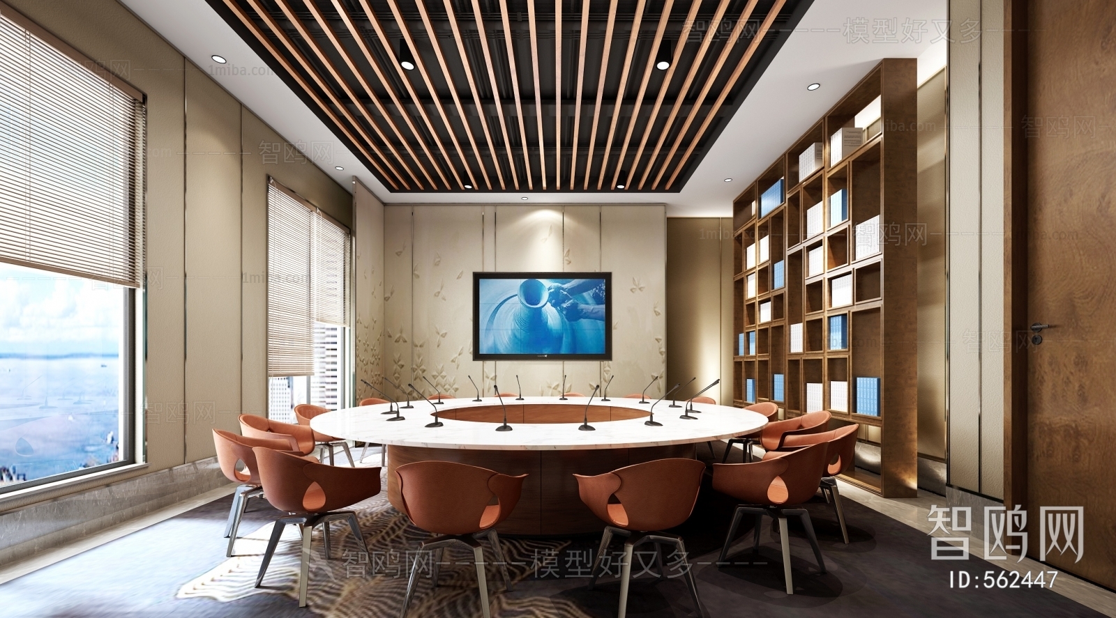 New Chinese Style Meeting Room