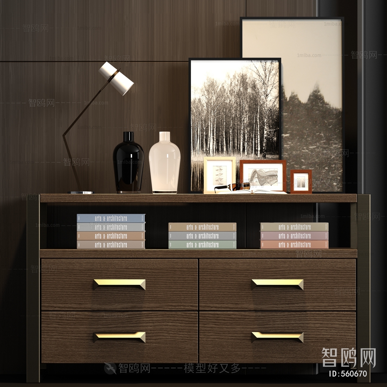 New Chinese Style Side Cabinet/Entrance Cabinet