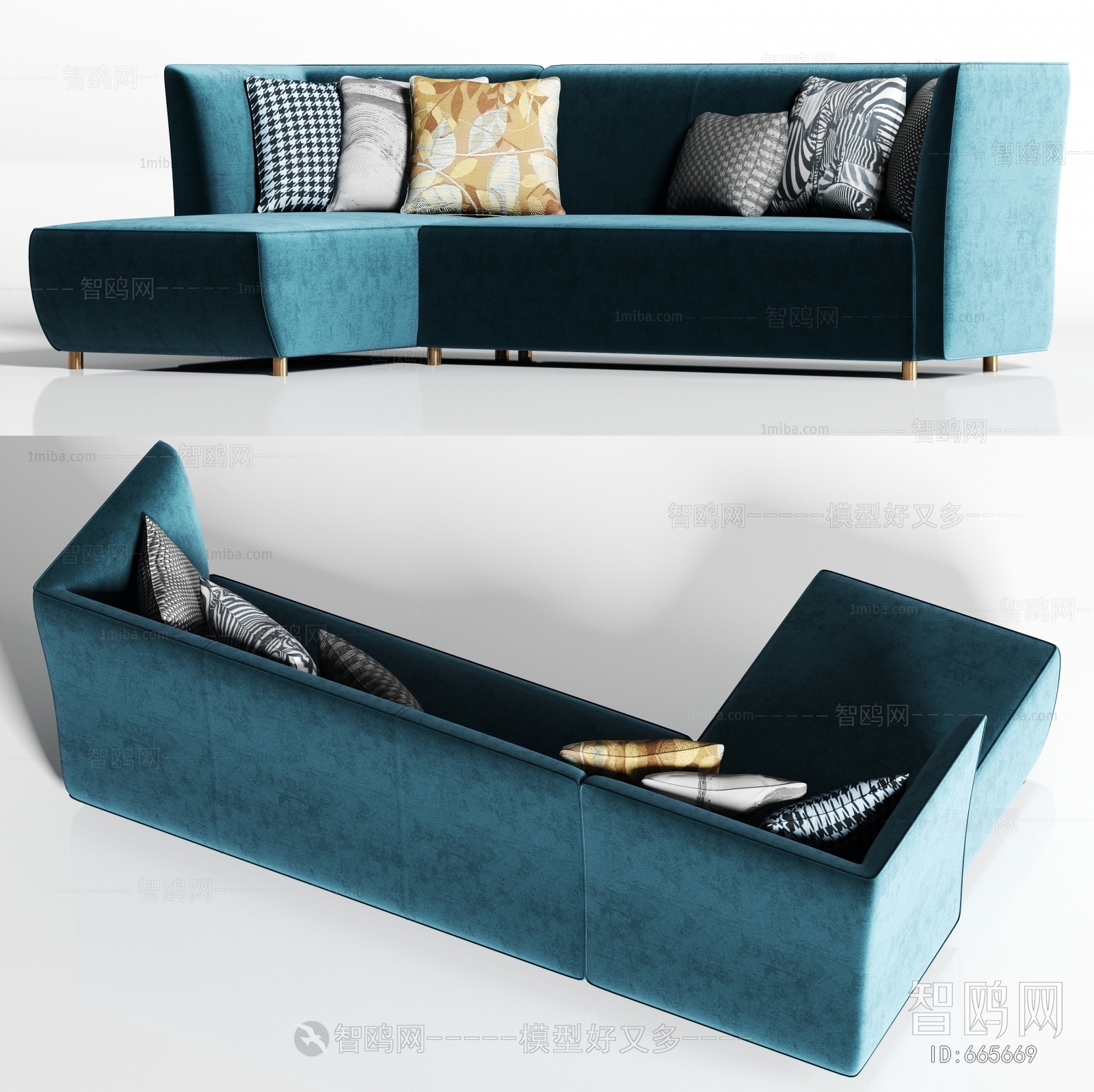 Modern Multi Person Sofa