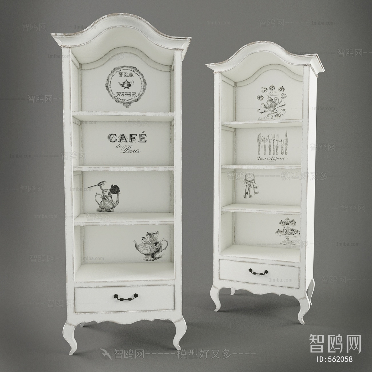 Simple European Style Decorative Cabinet