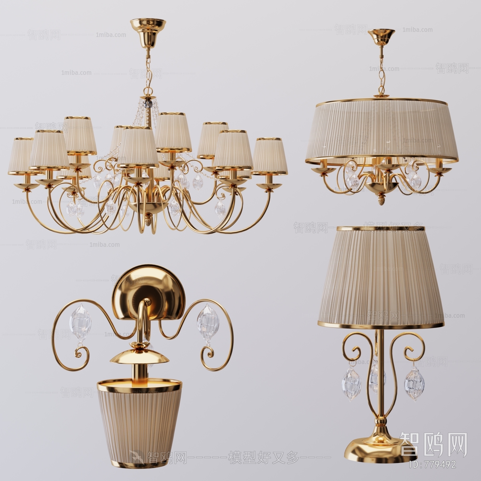 European Style Table Lamp