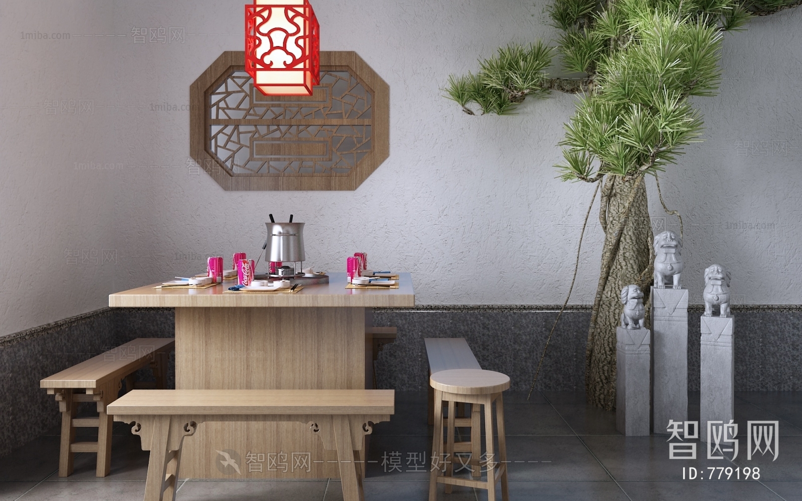 New Chinese Style Dining Table And Chairs