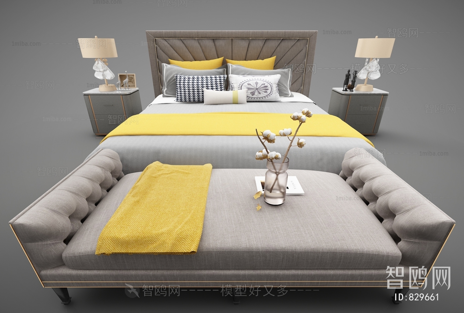 Modern Double Bed