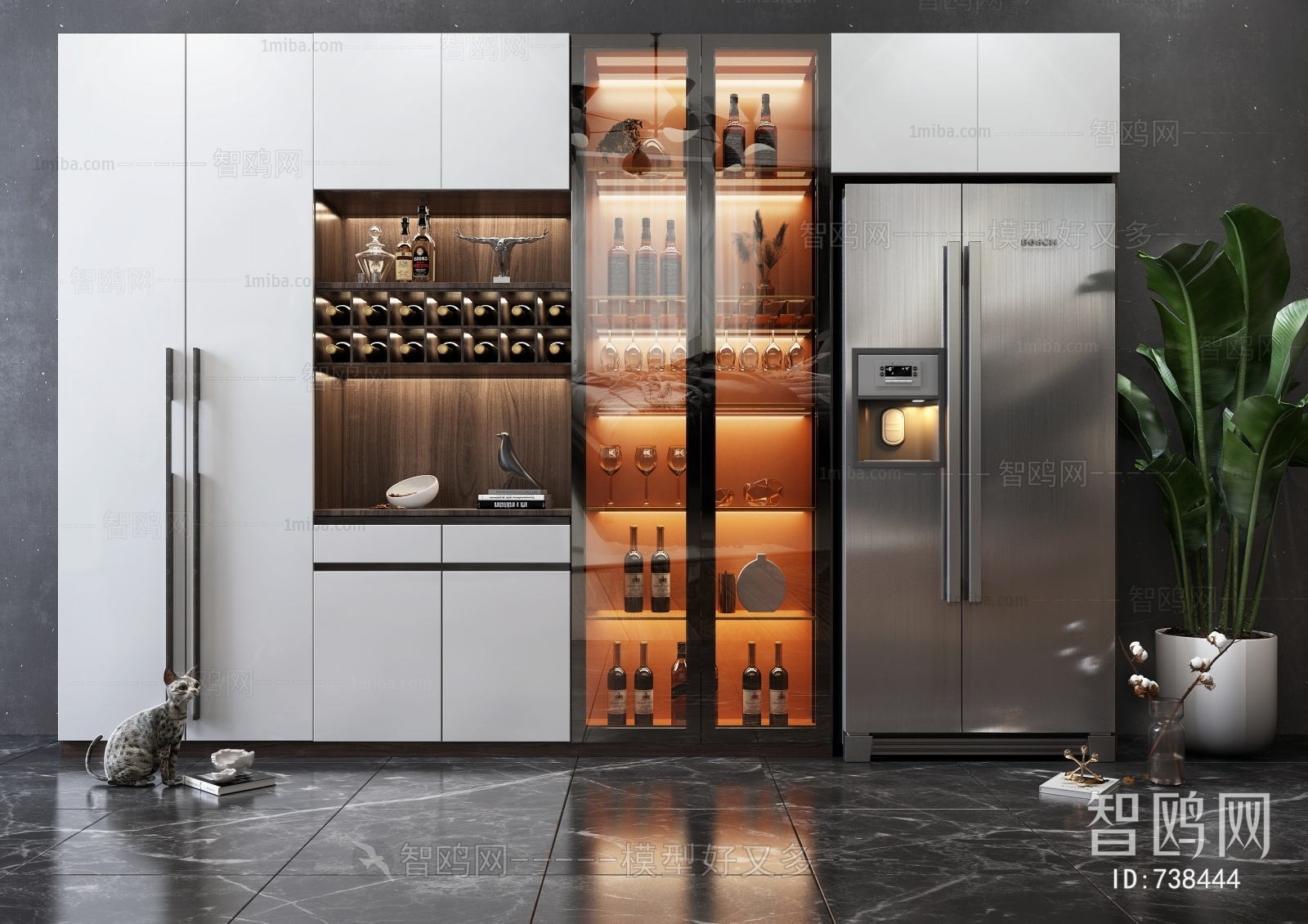 Modern Wine Cabinet