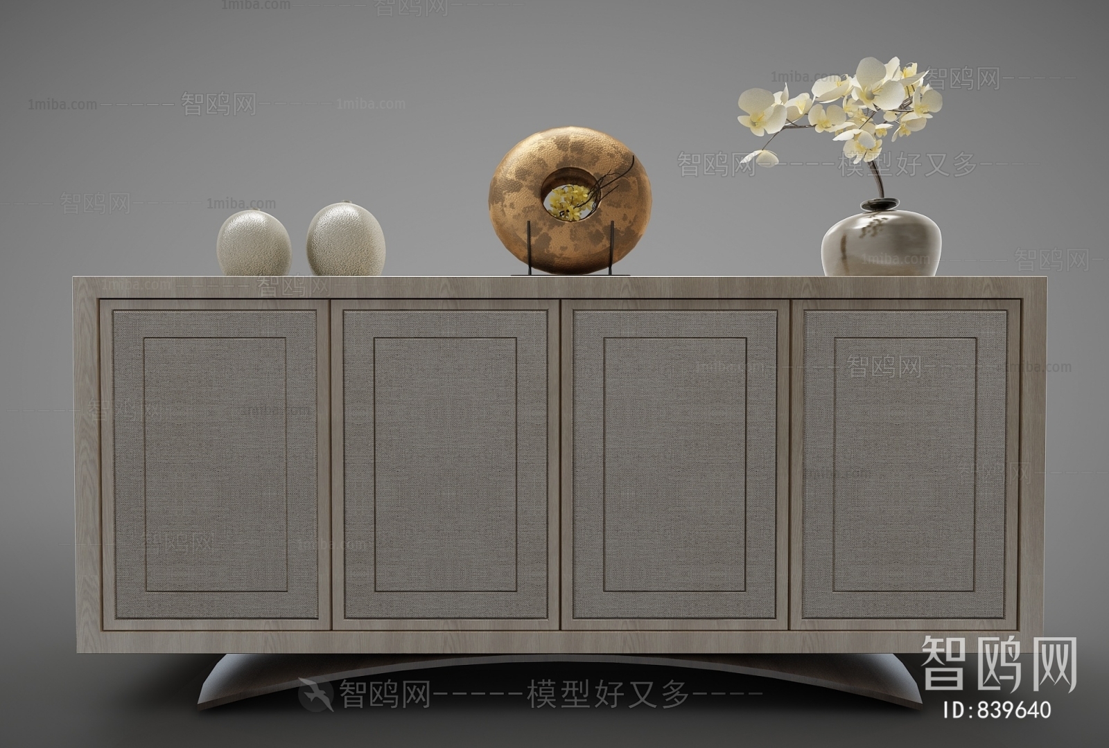 New Chinese Style Decorative Cabinet