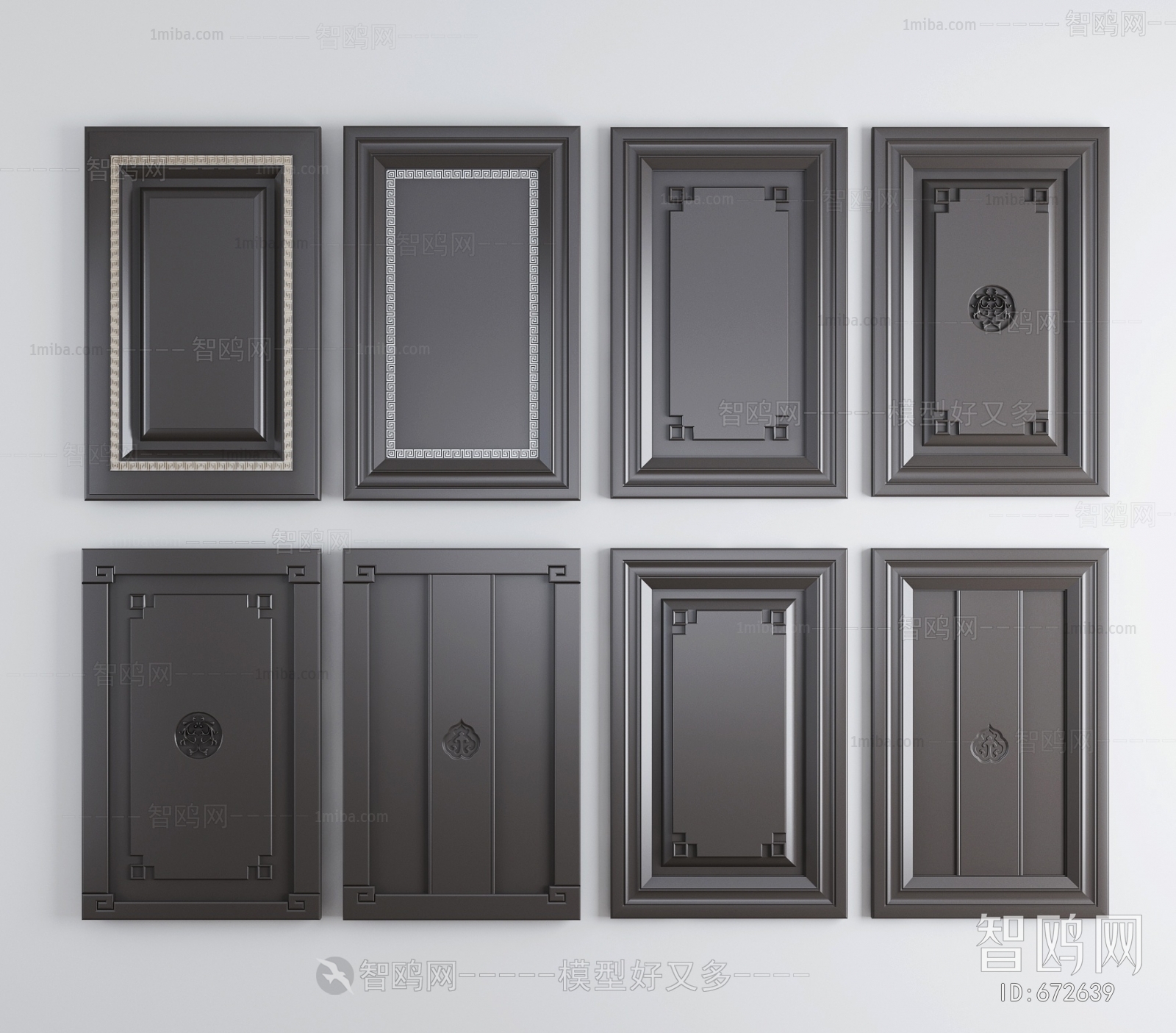 New Chinese Style Door Panel