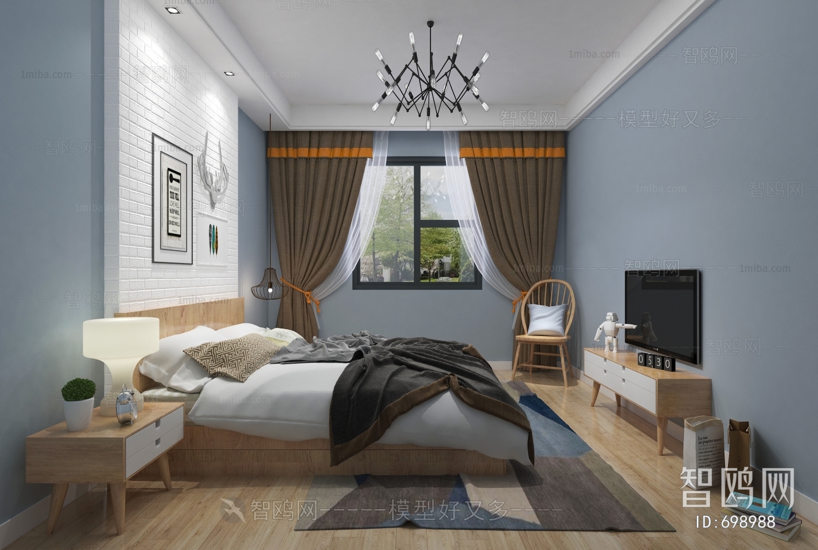 Nordic Style Bedroom