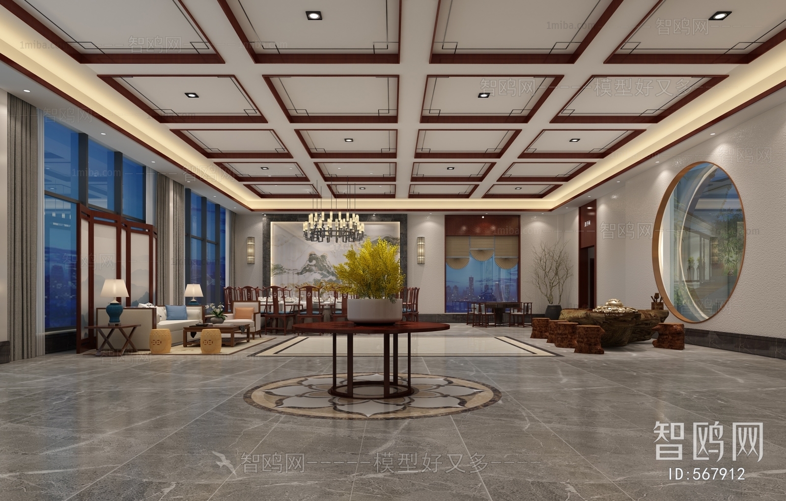 New Chinese Style Hotel Space