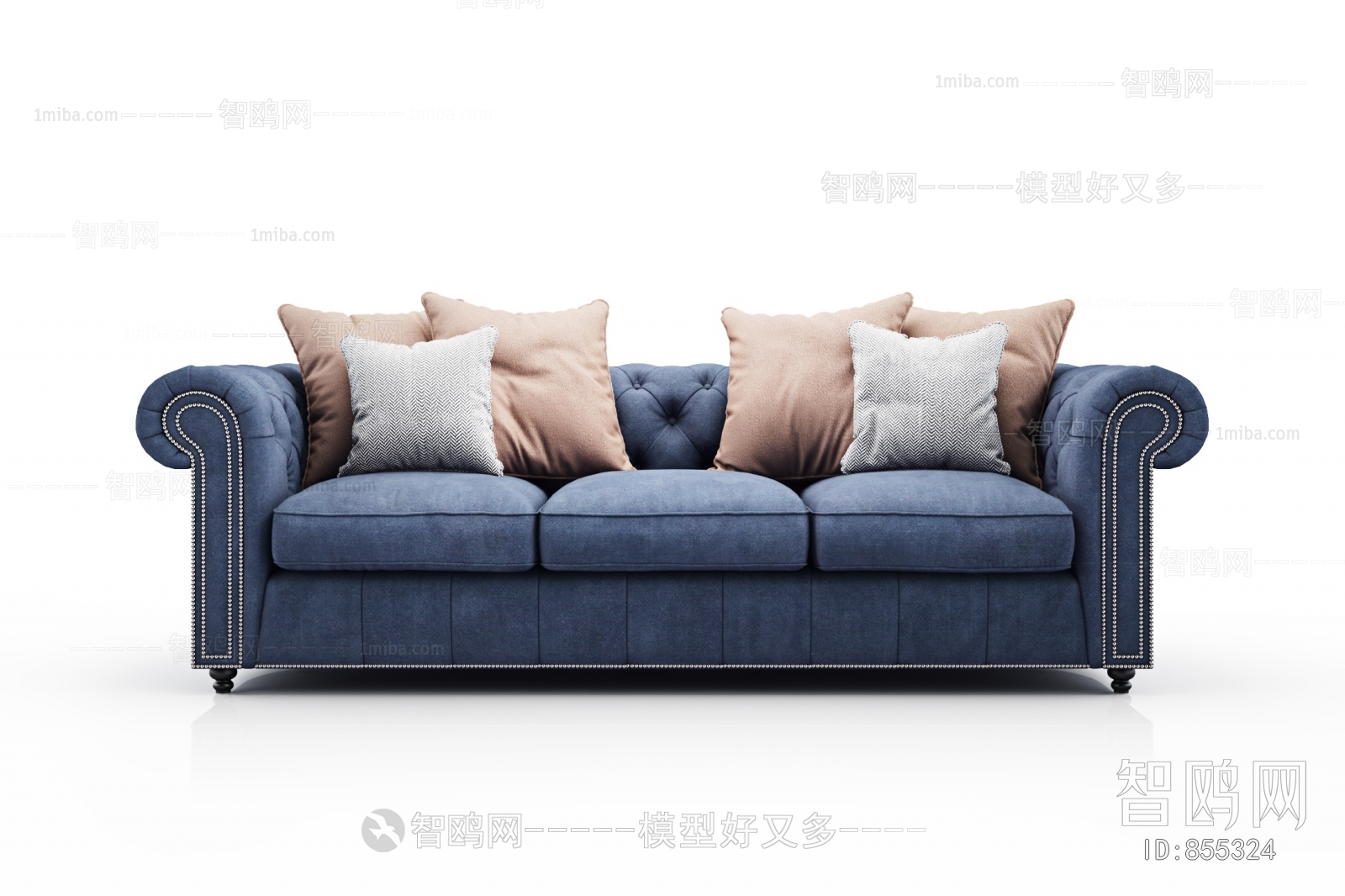 American Style Three-seat Sofa