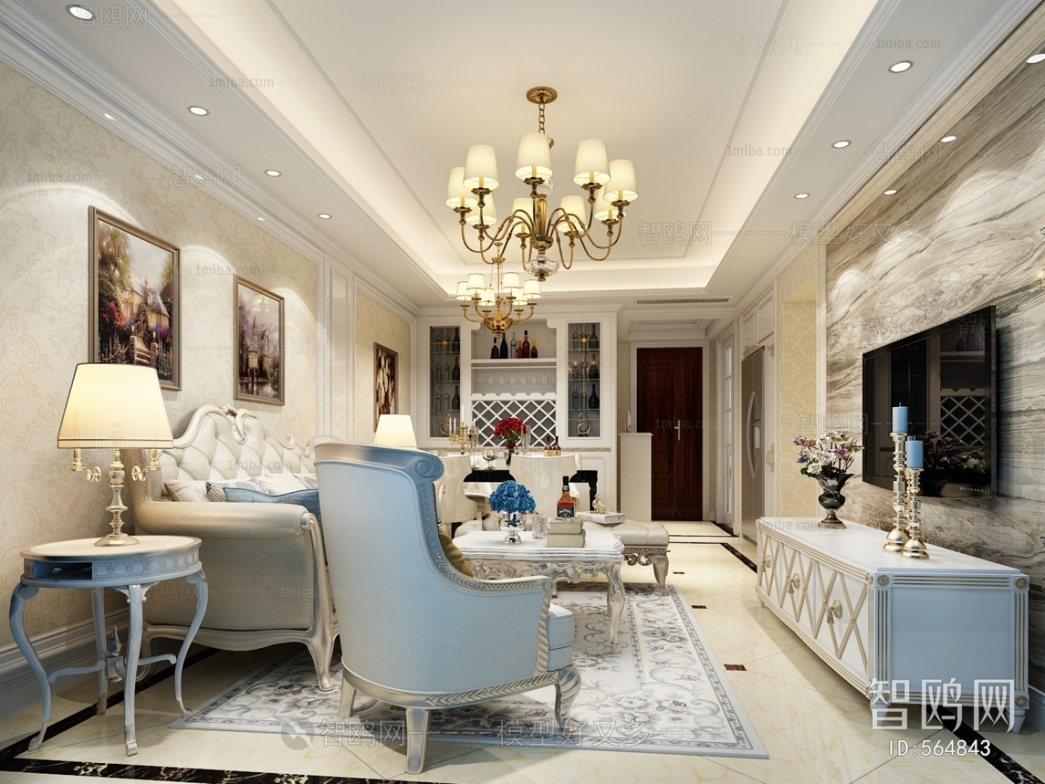 New Classical Style A Living Room