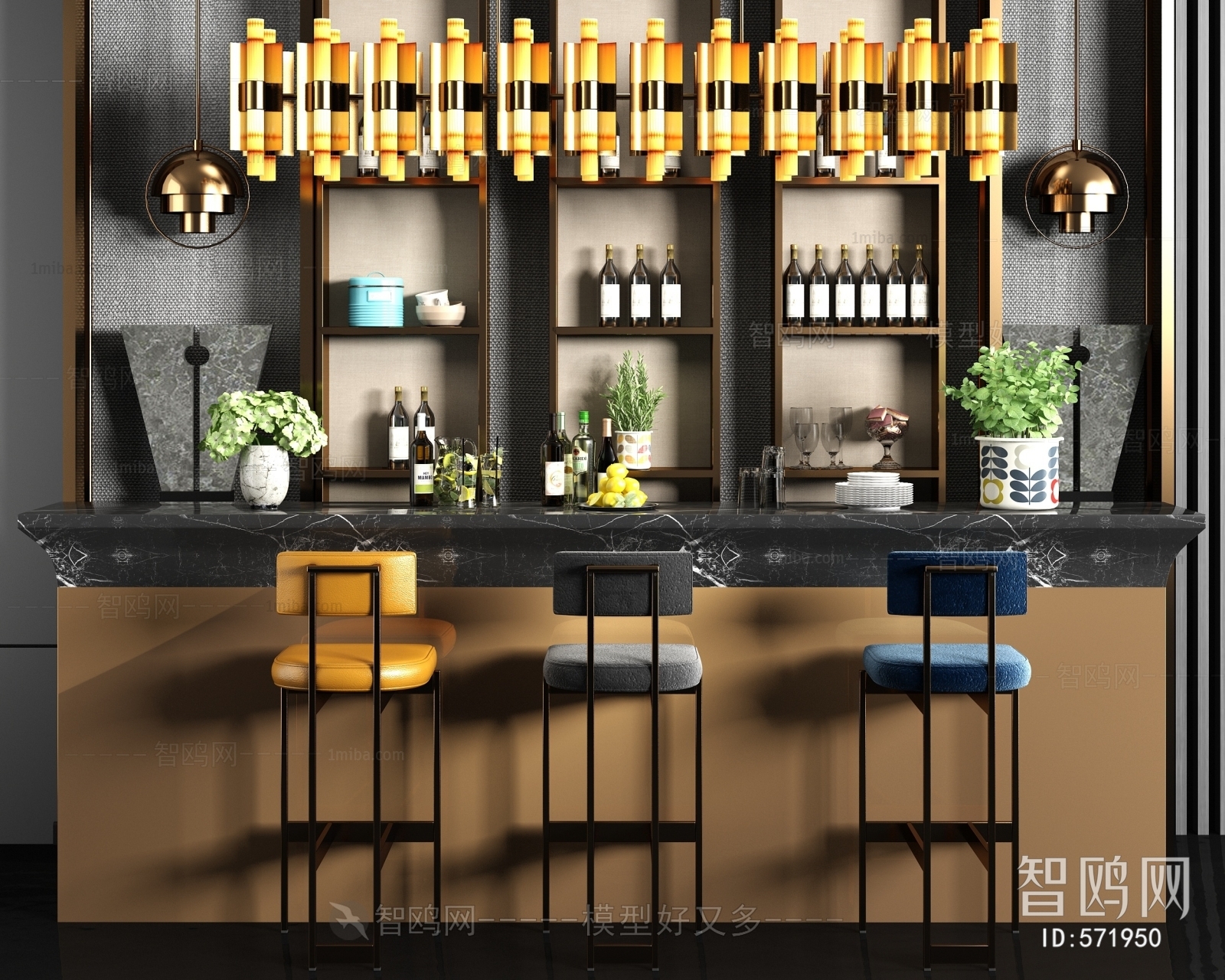 Modern Counter Bar