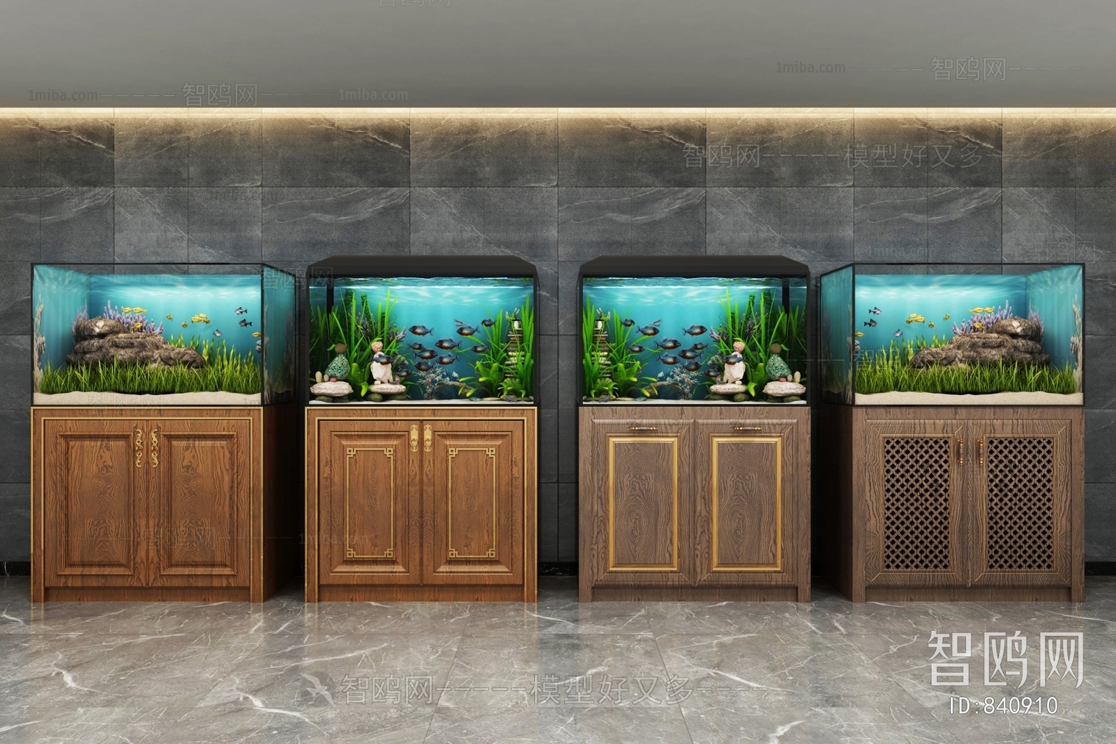 Chinese Style Fish Tank