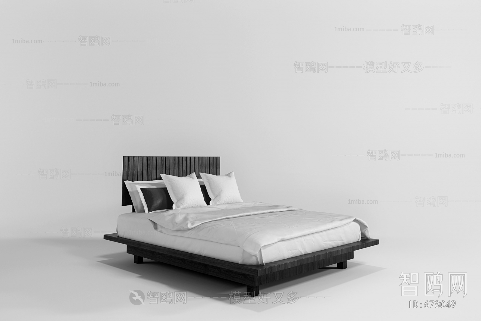 New Chinese Style Double Bed