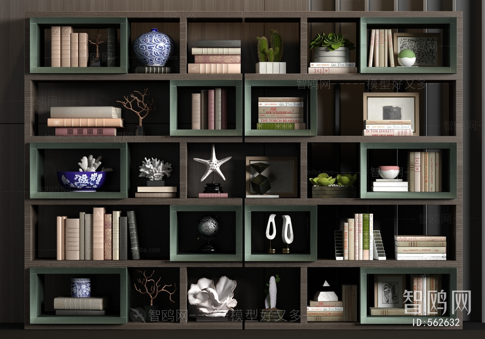 New Chinese Style Bookcase