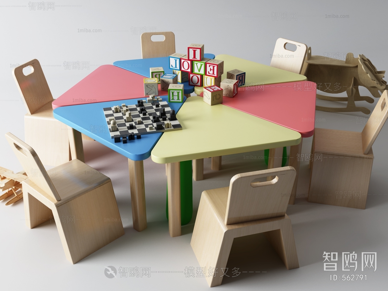 Modern Children's Table/chair