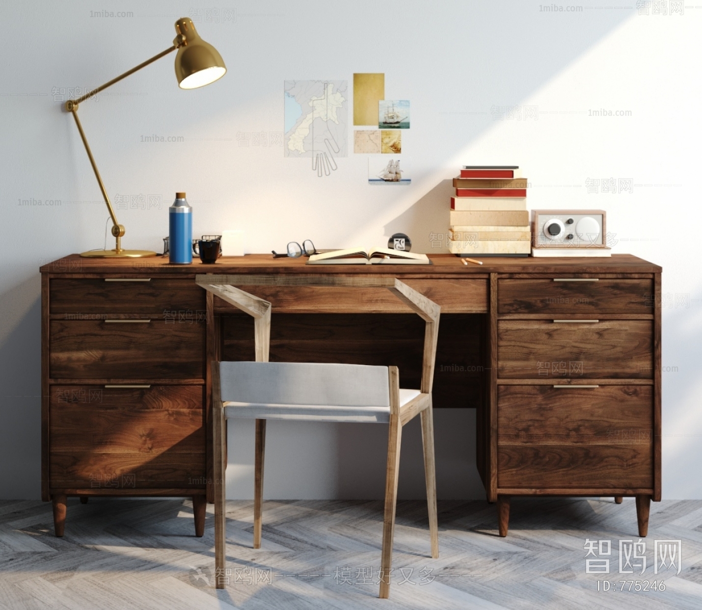 Modern Computer Desk And Chair