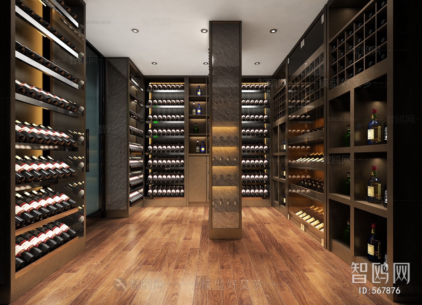 Modern Wine Cellar/Wine Tasting Room