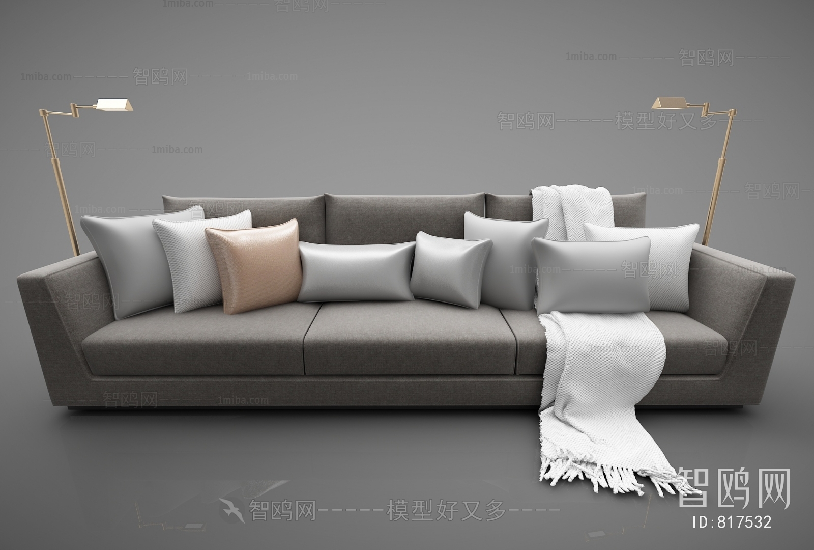 Modern Three-seat Sofa