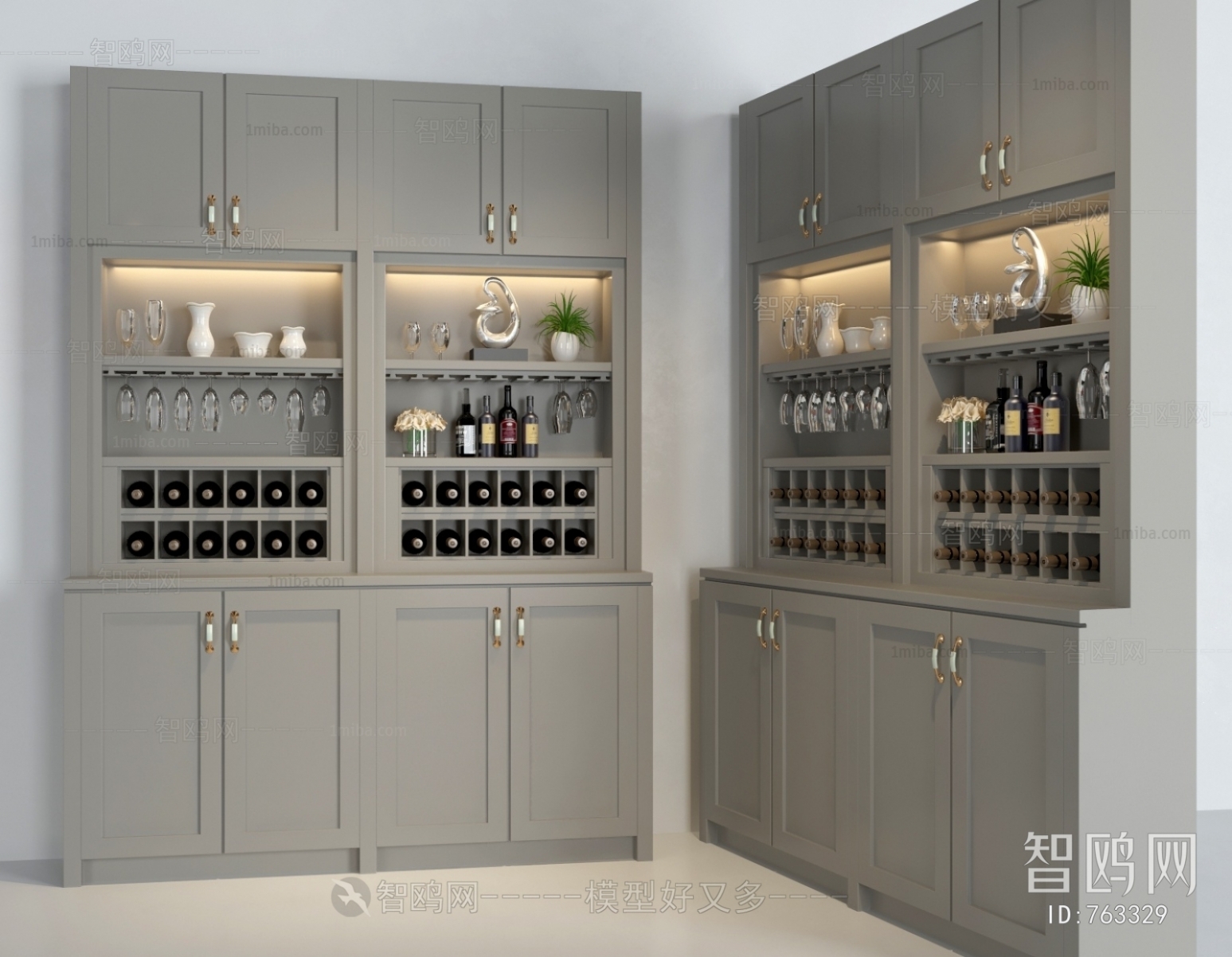 Nordic Style Wine Cabinet