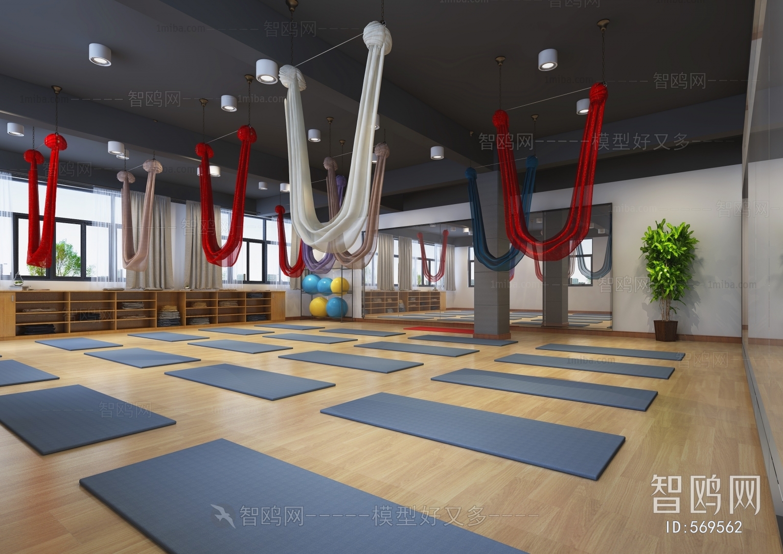 Modern Yoga Room