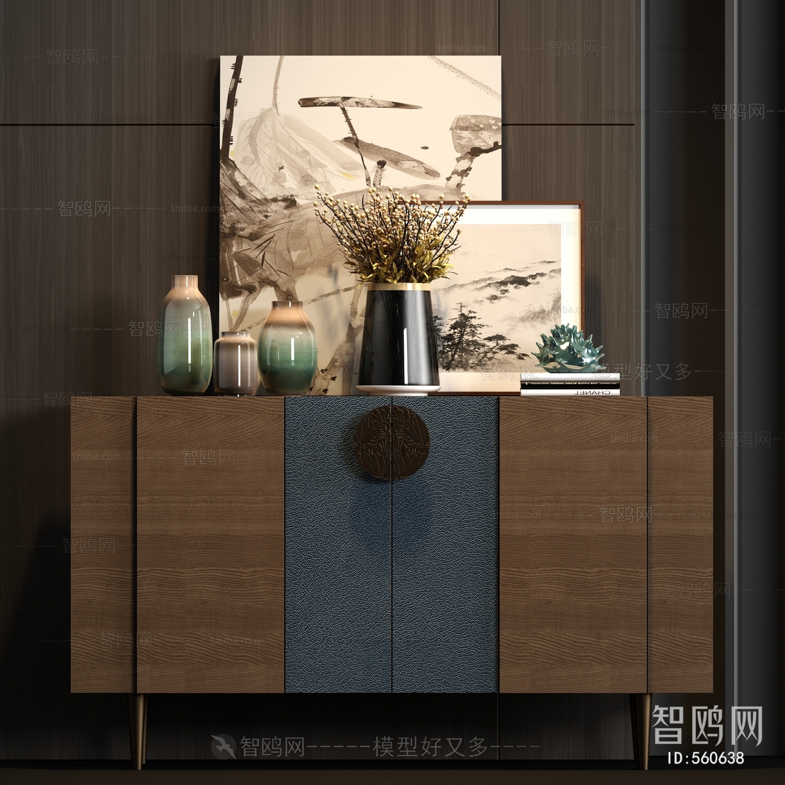 New Chinese Style Side Cabinet/Entrance Cabinet