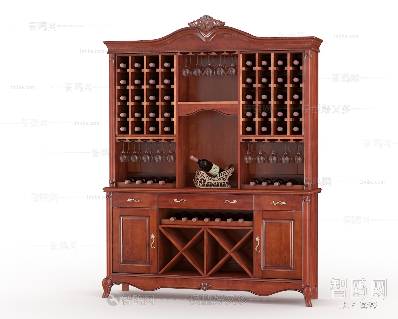 American Style Wine Cabinet