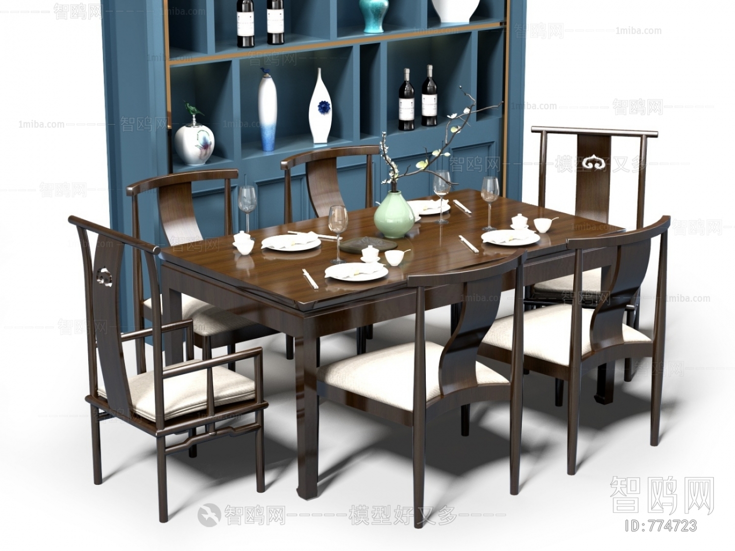 New Chinese Style Dining Table And Chairs