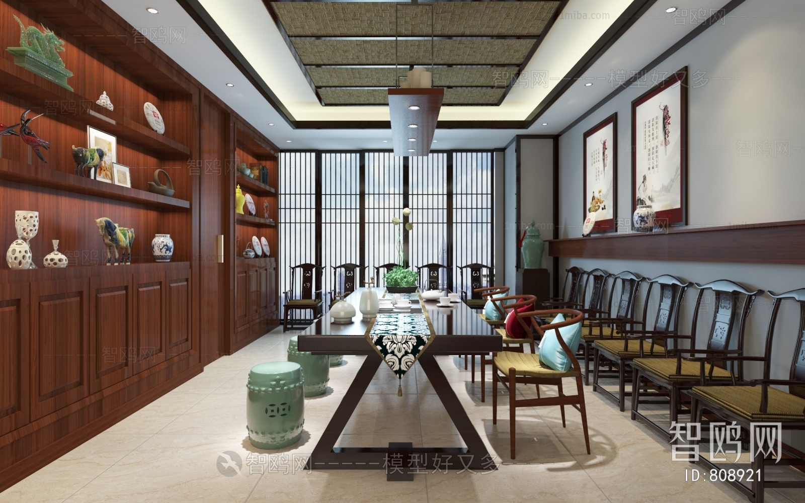 New Chinese Style Teahouse Tea House