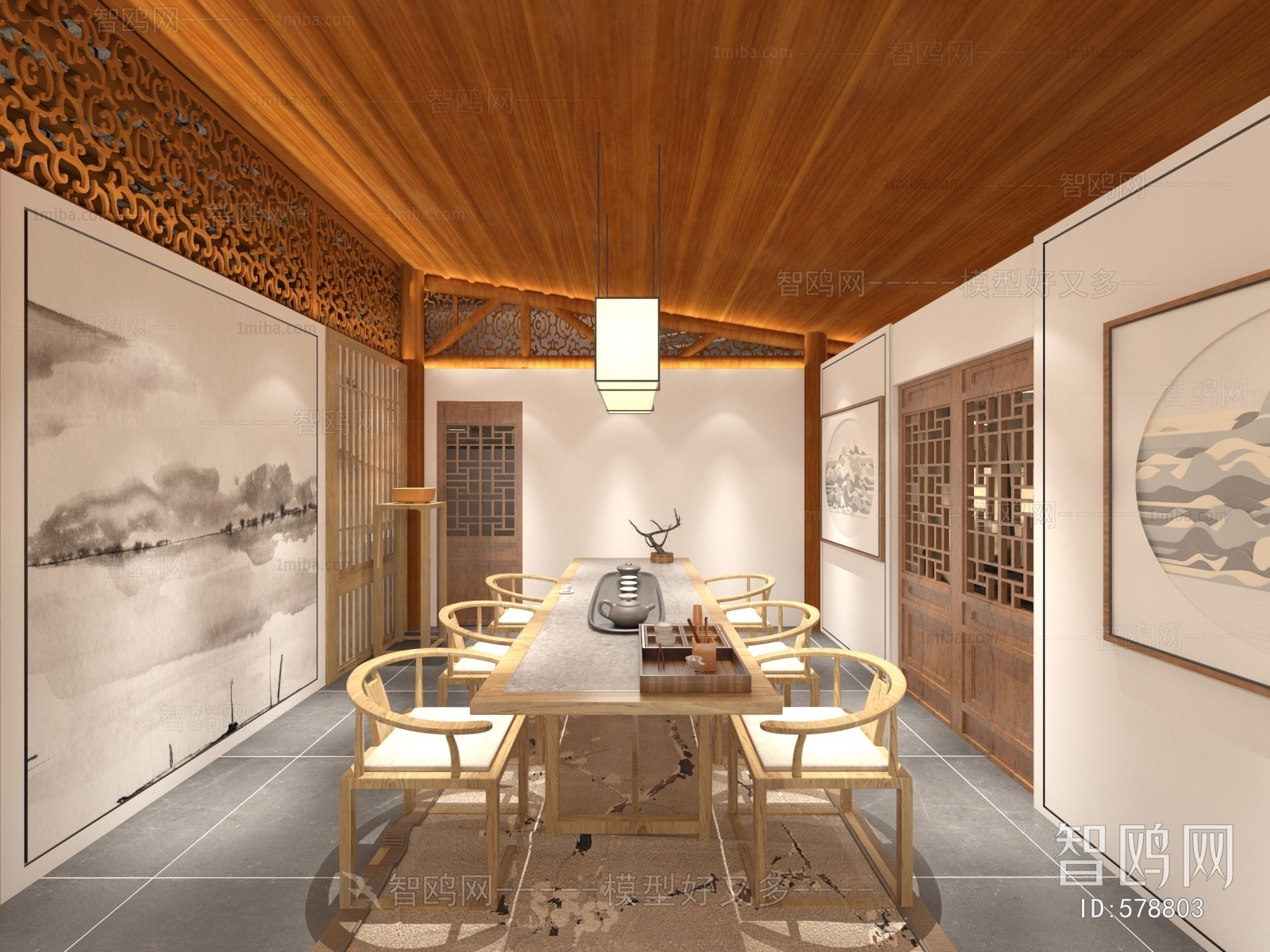 New Chinese Style Tea House