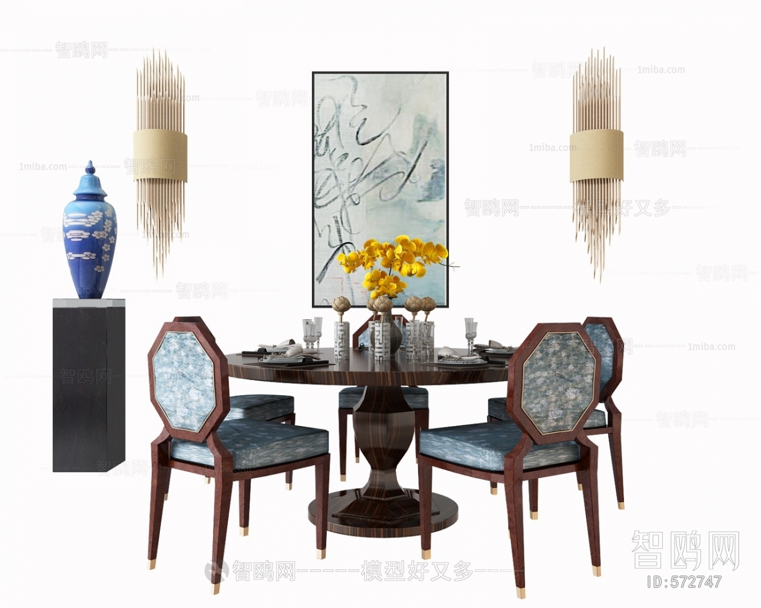 New Chinese Style Dining Table And Chairs