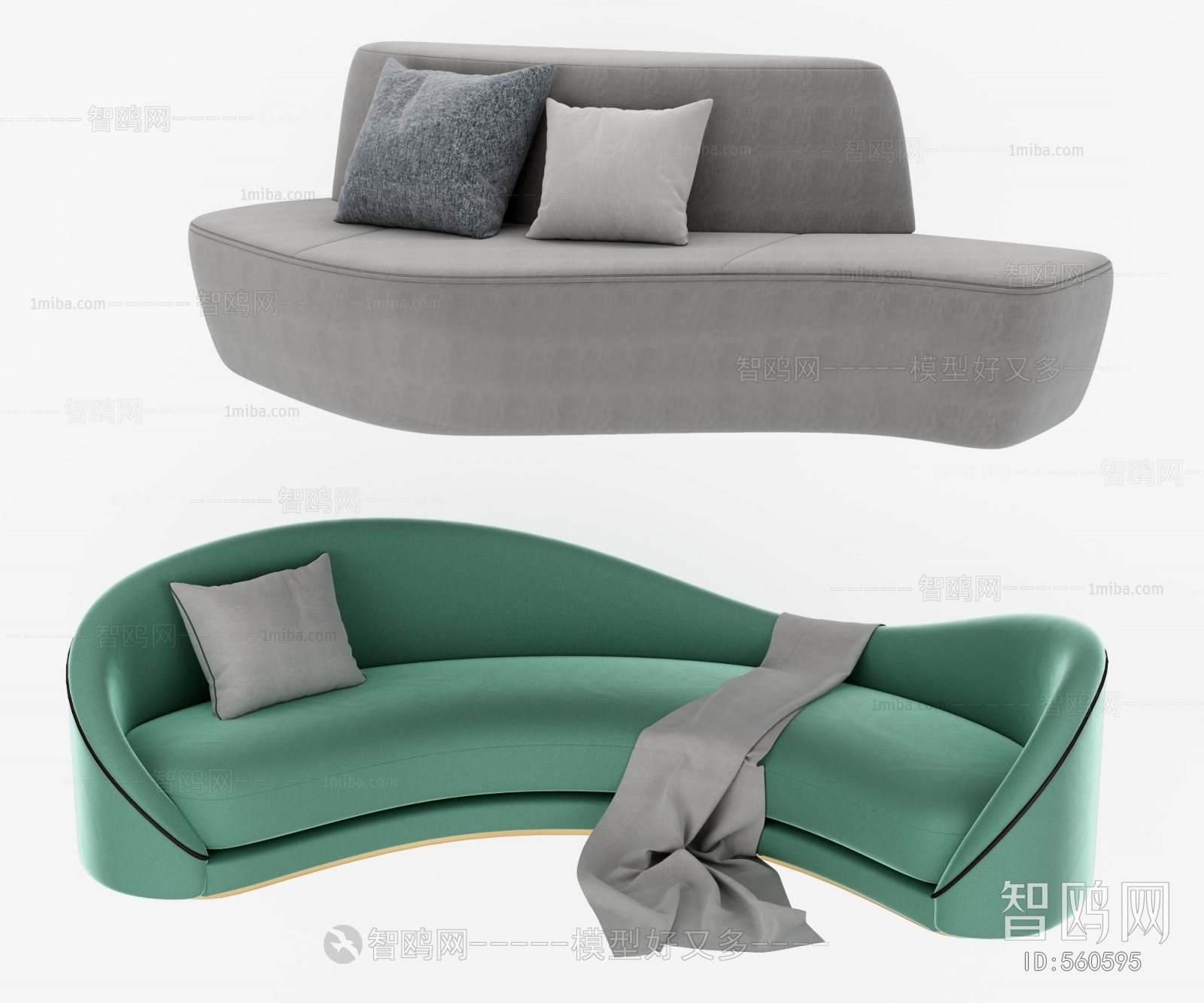 Modern Multi Person Sofa