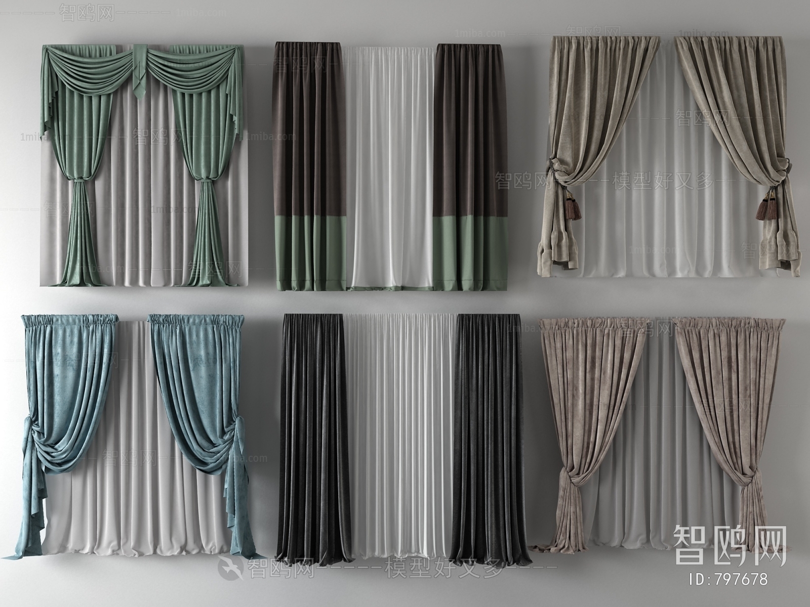 Simple European Style The Curtain