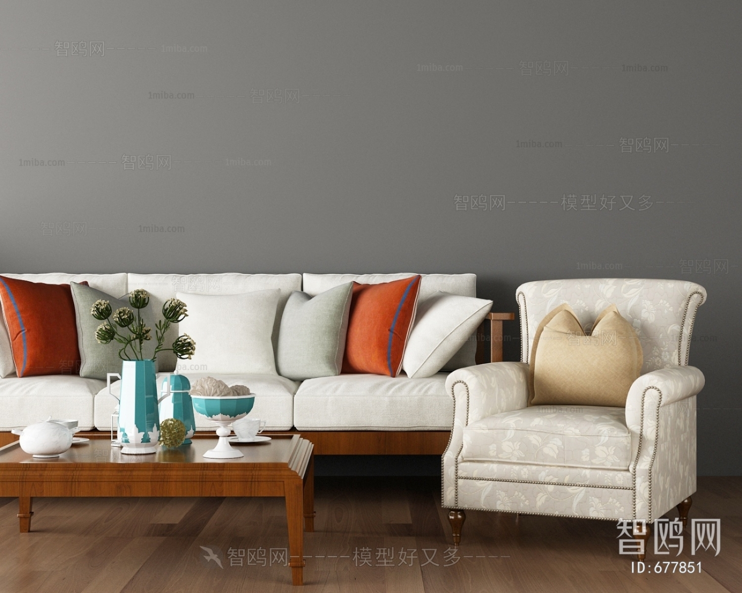 Simple European Style Sofa Combination