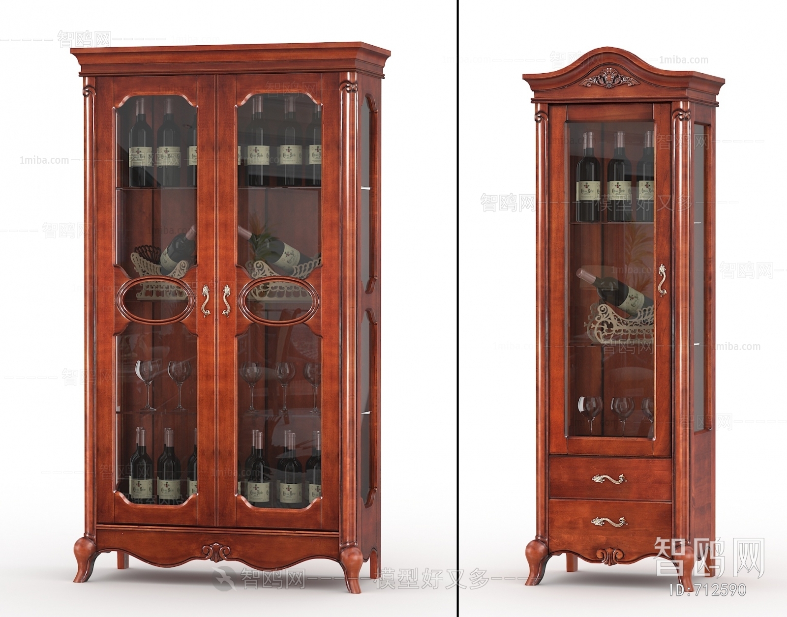 American Style Wine Cabinet