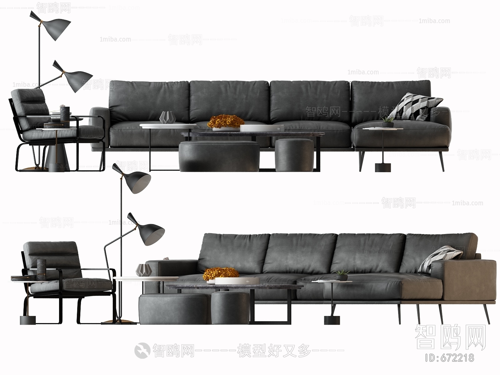 Simple European Style Sofa Combination