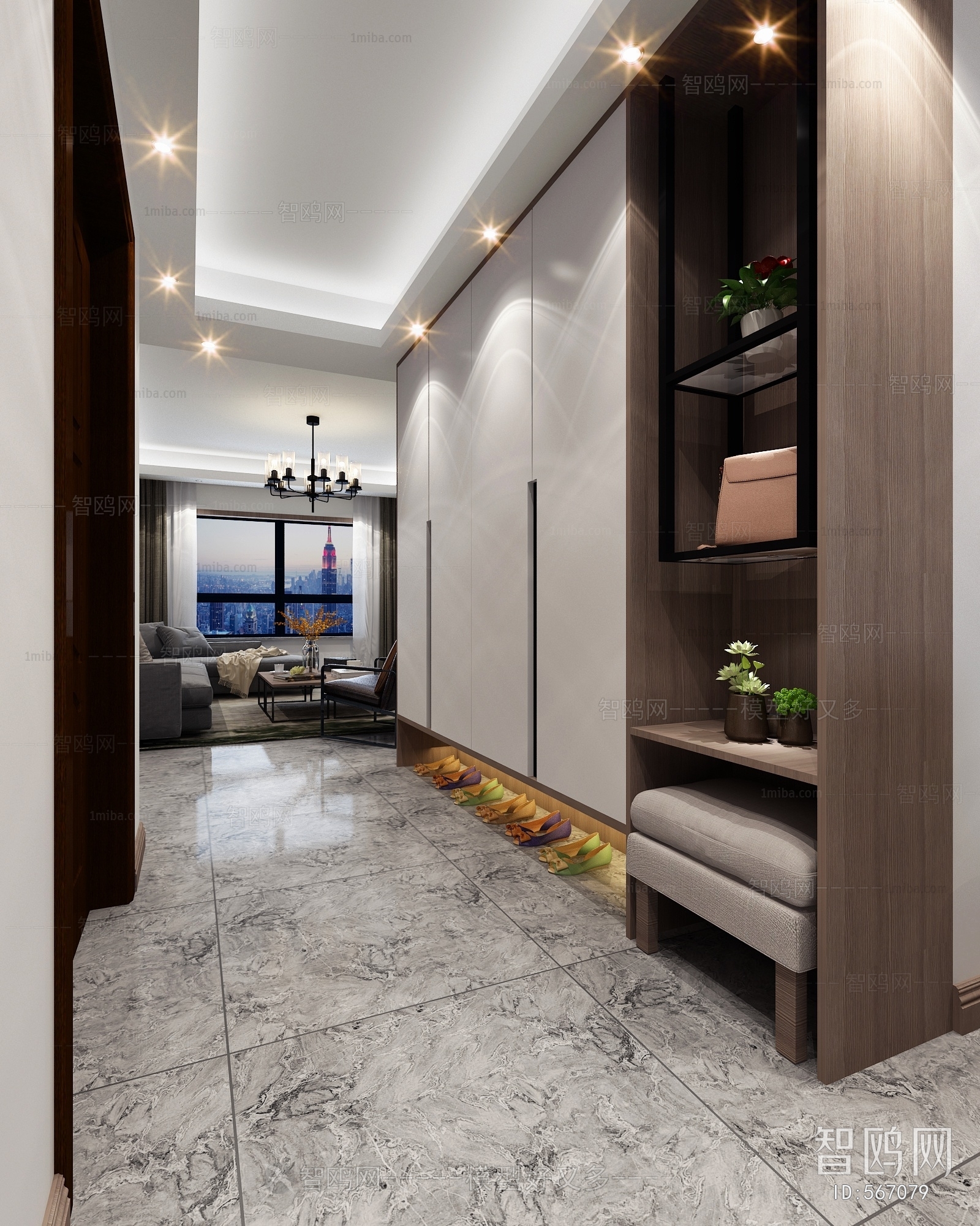 Modern Hallway