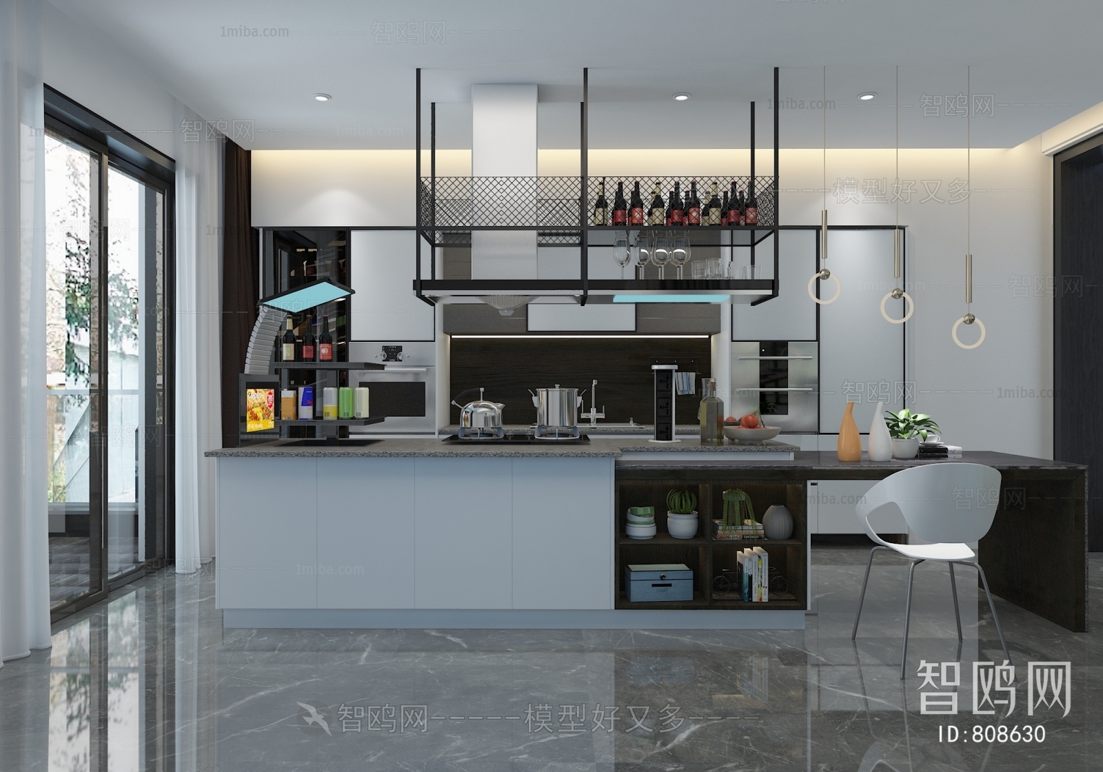 Modern Open Kitchen