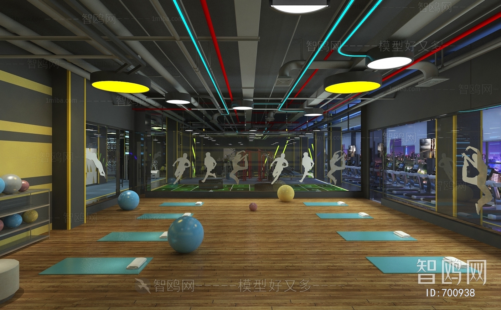 Modern Yoga Room