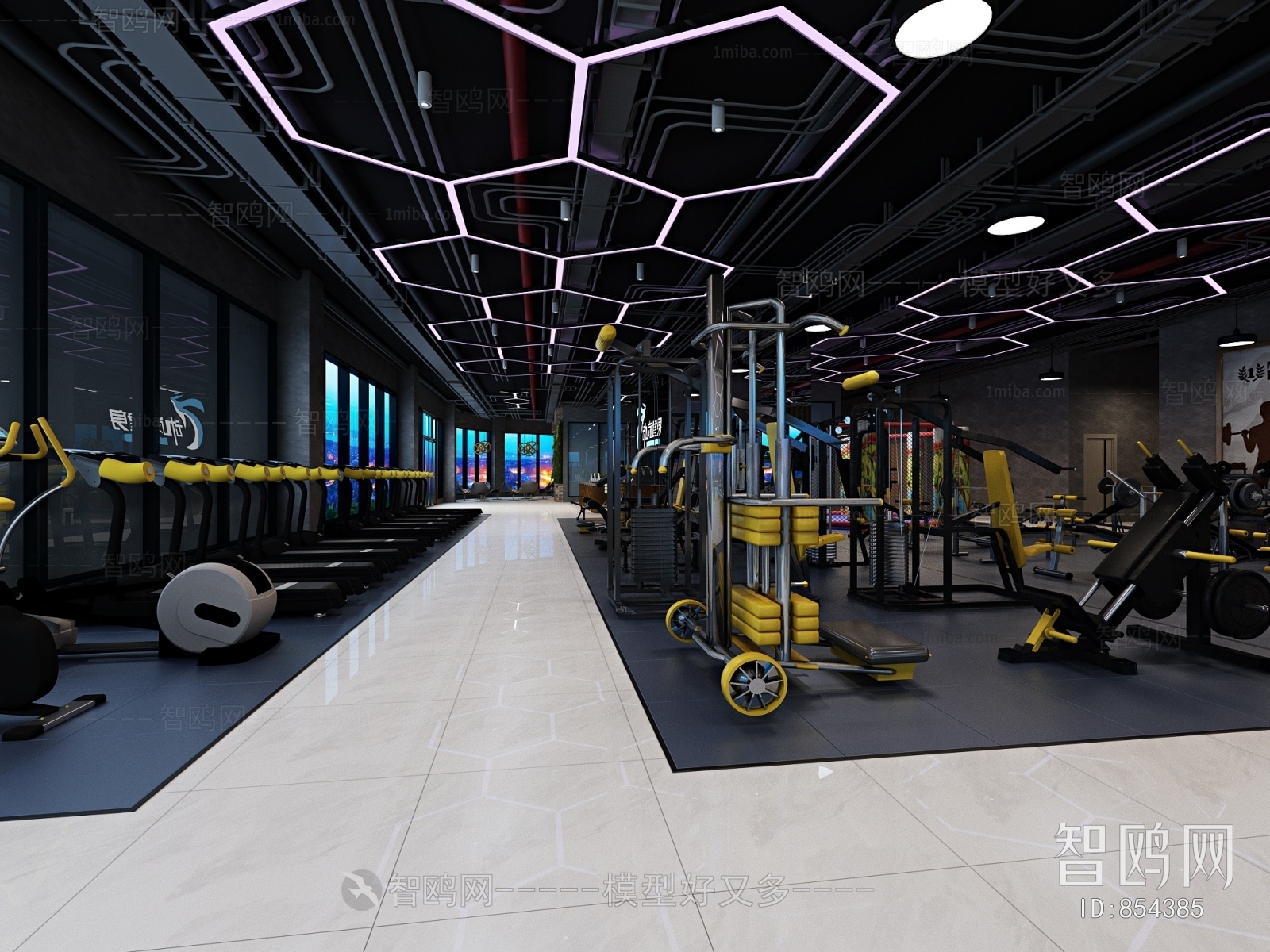 Industrial Style Gym