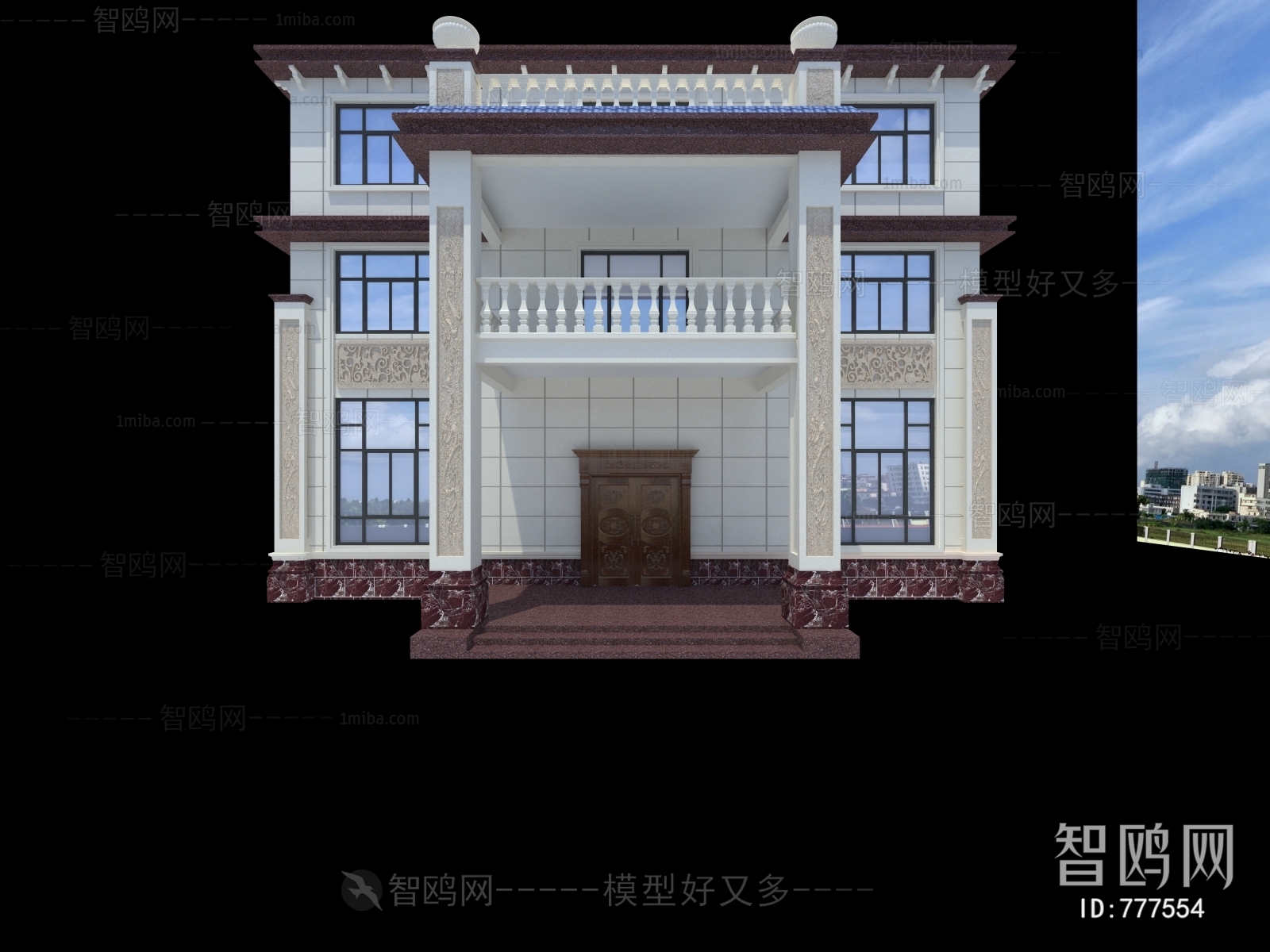 Chinese Style Villa Appearance