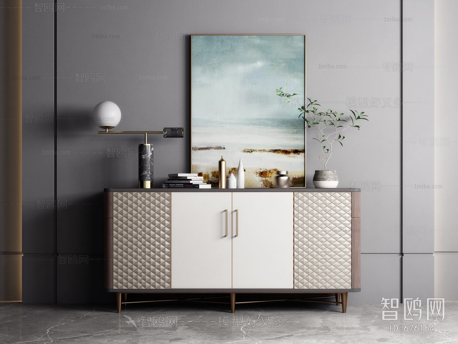 Modern Side Cabinet/Entrance Cabinet