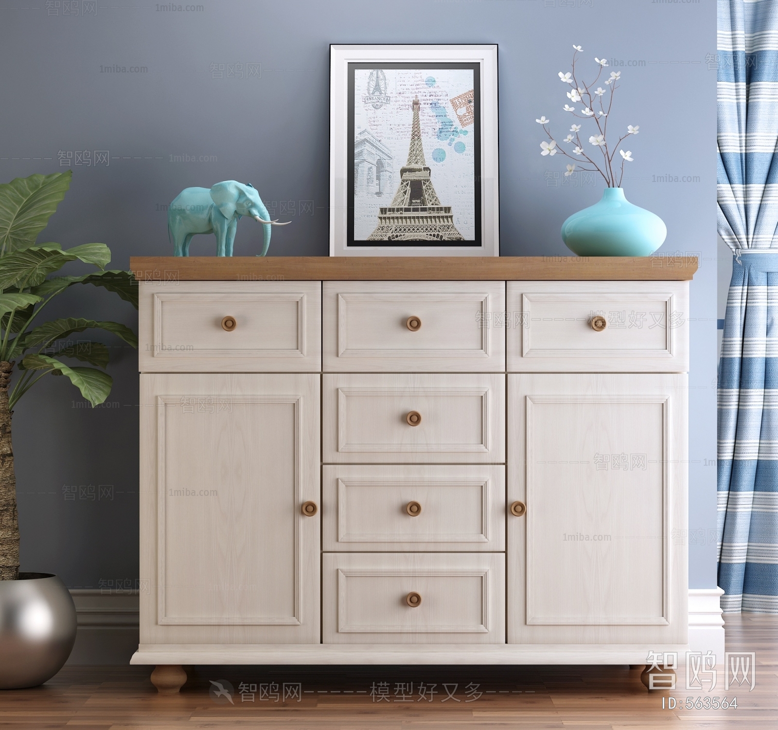 Nordic Style Decorative Cabinet