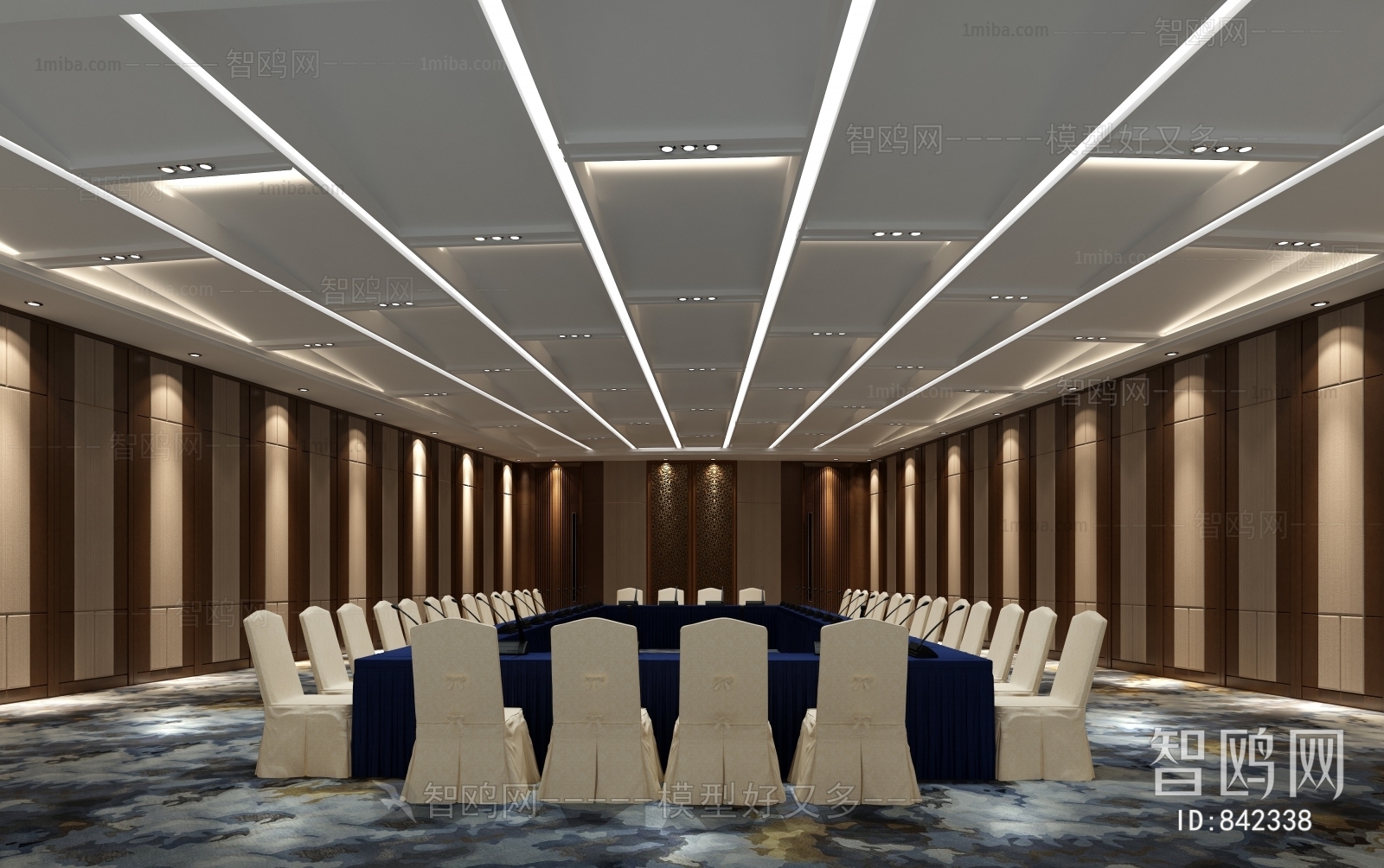 New Chinese Style Meeting Room