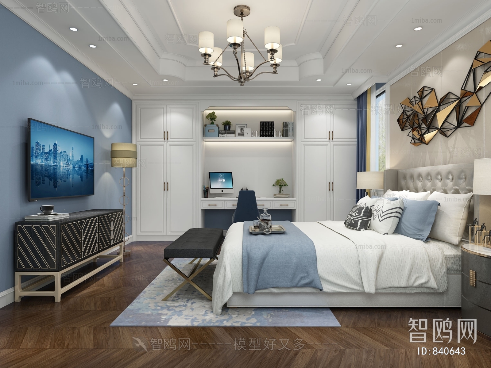 Post Modern Style Bedroom