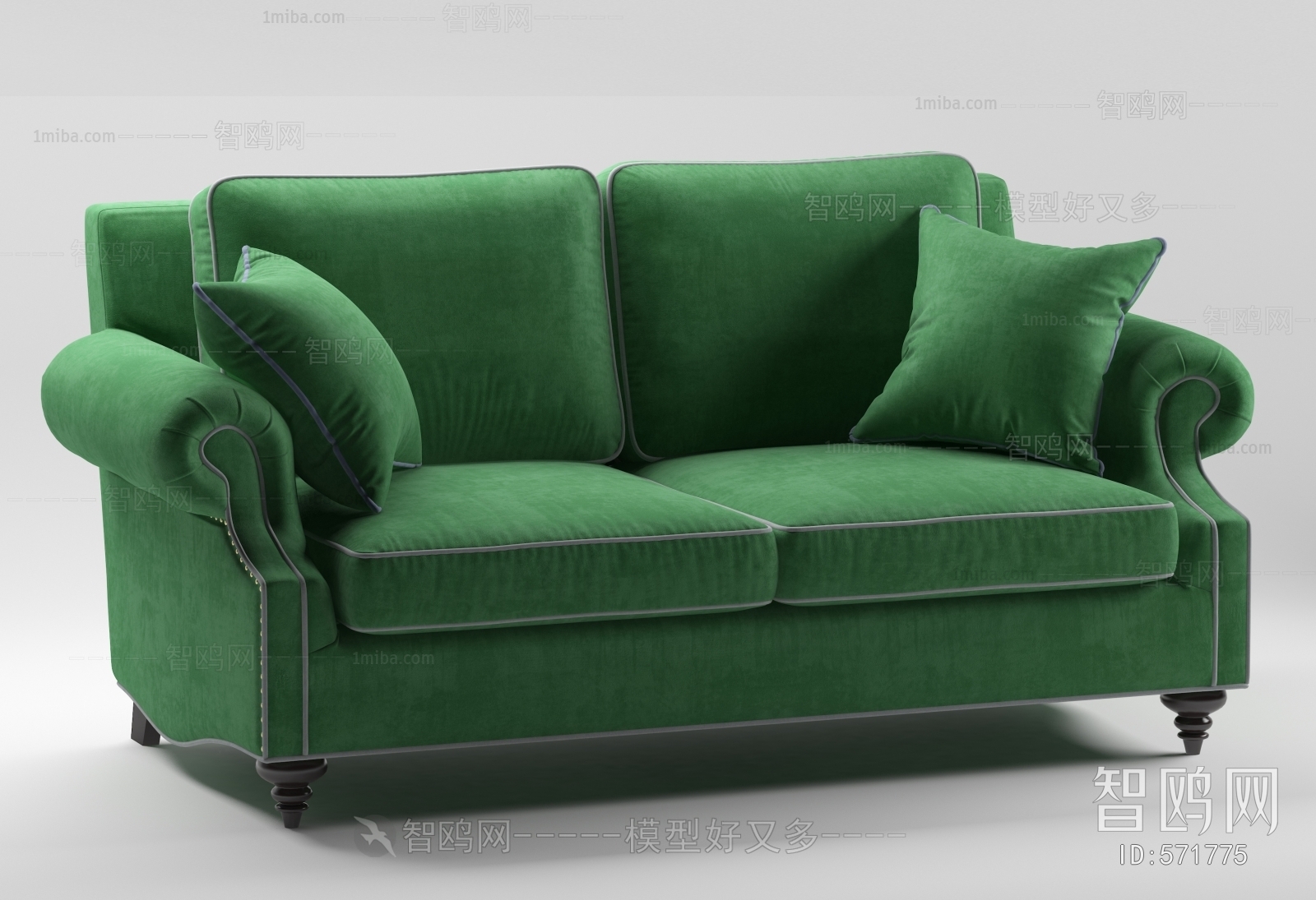 Simple European Style A Sofa For Two