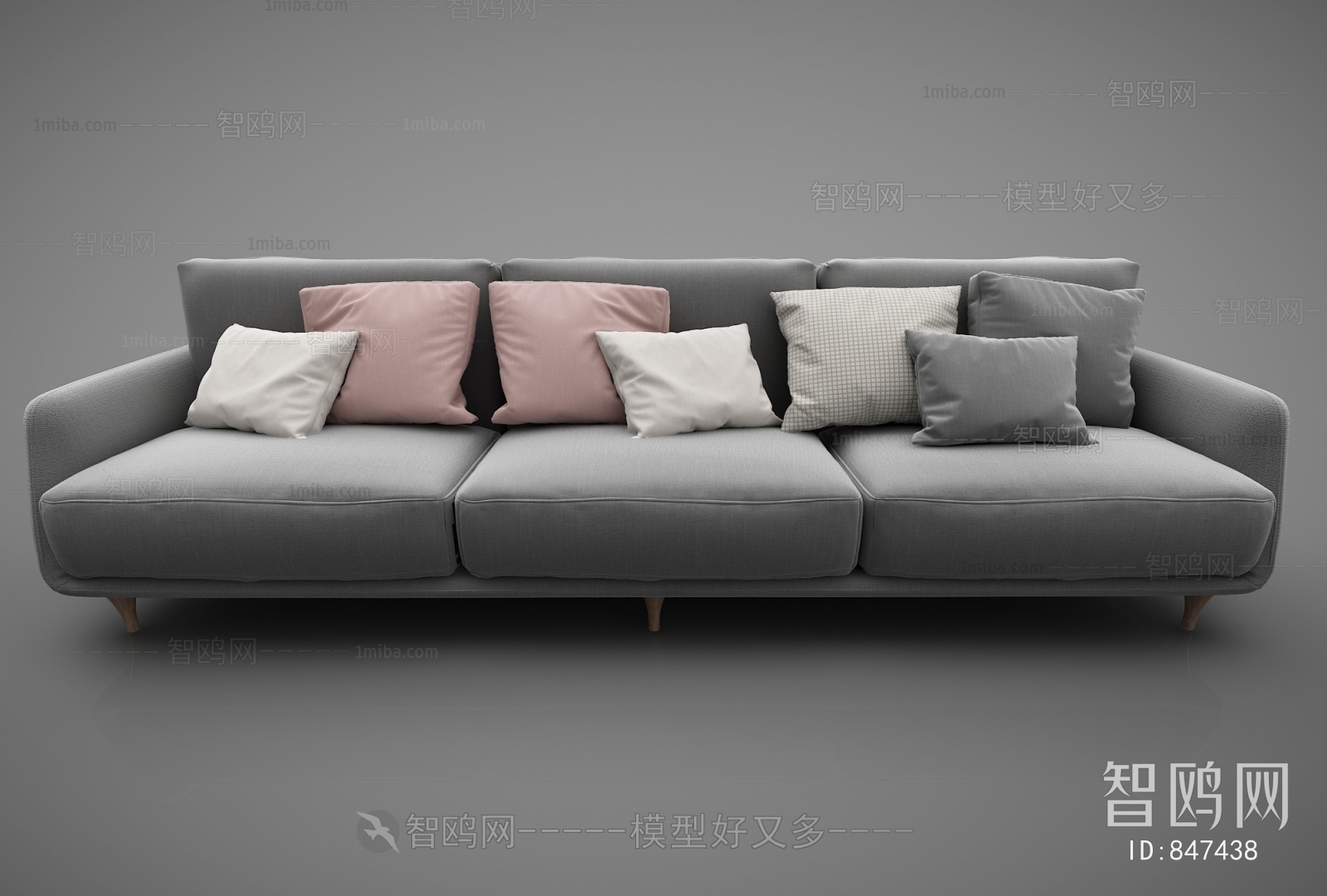 Modern Three-seat Sofa