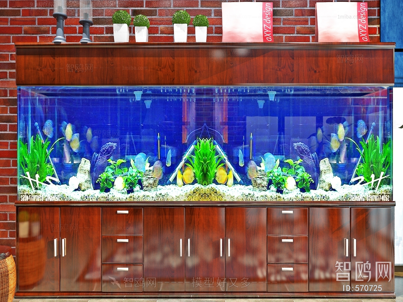 New Chinese Style Fish Tank