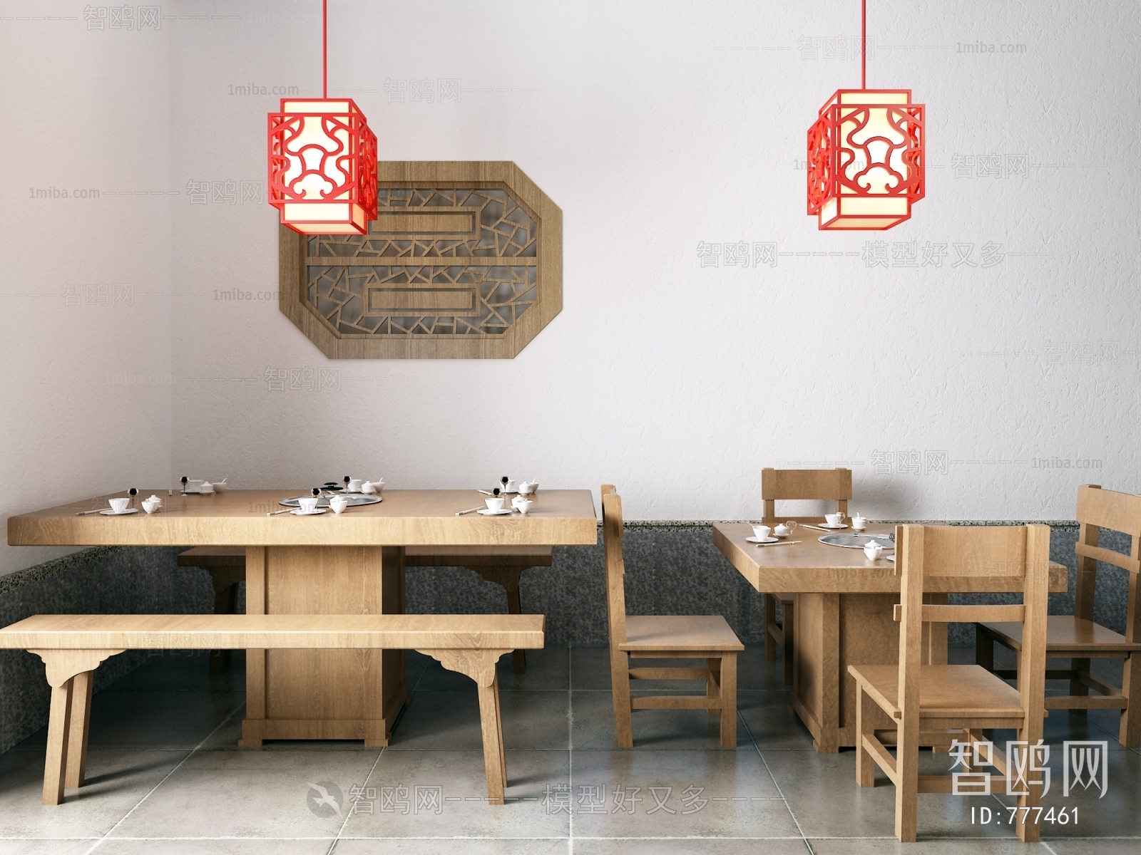 New Chinese Style Dining Table And Chairs