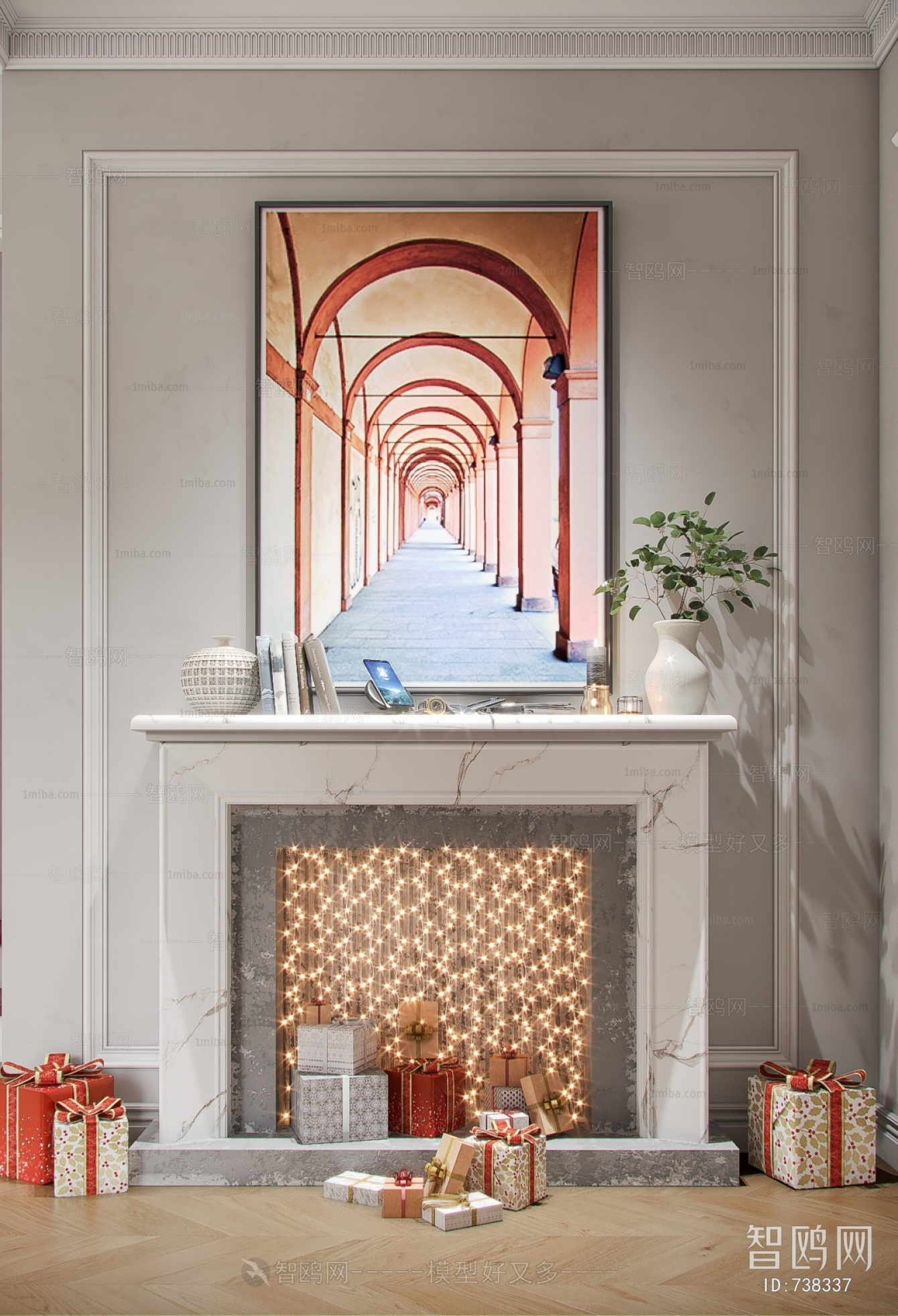 American Style Fireplace